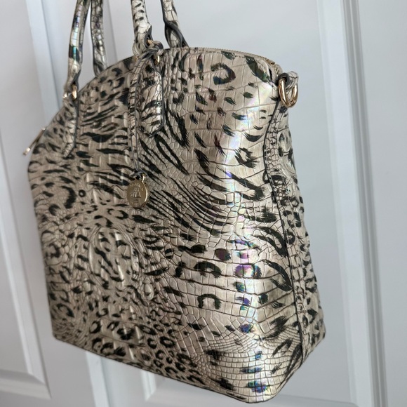 Brahmin Large Duxbury Satchel Obsession Melbourne Leather - Picture 5 of 8